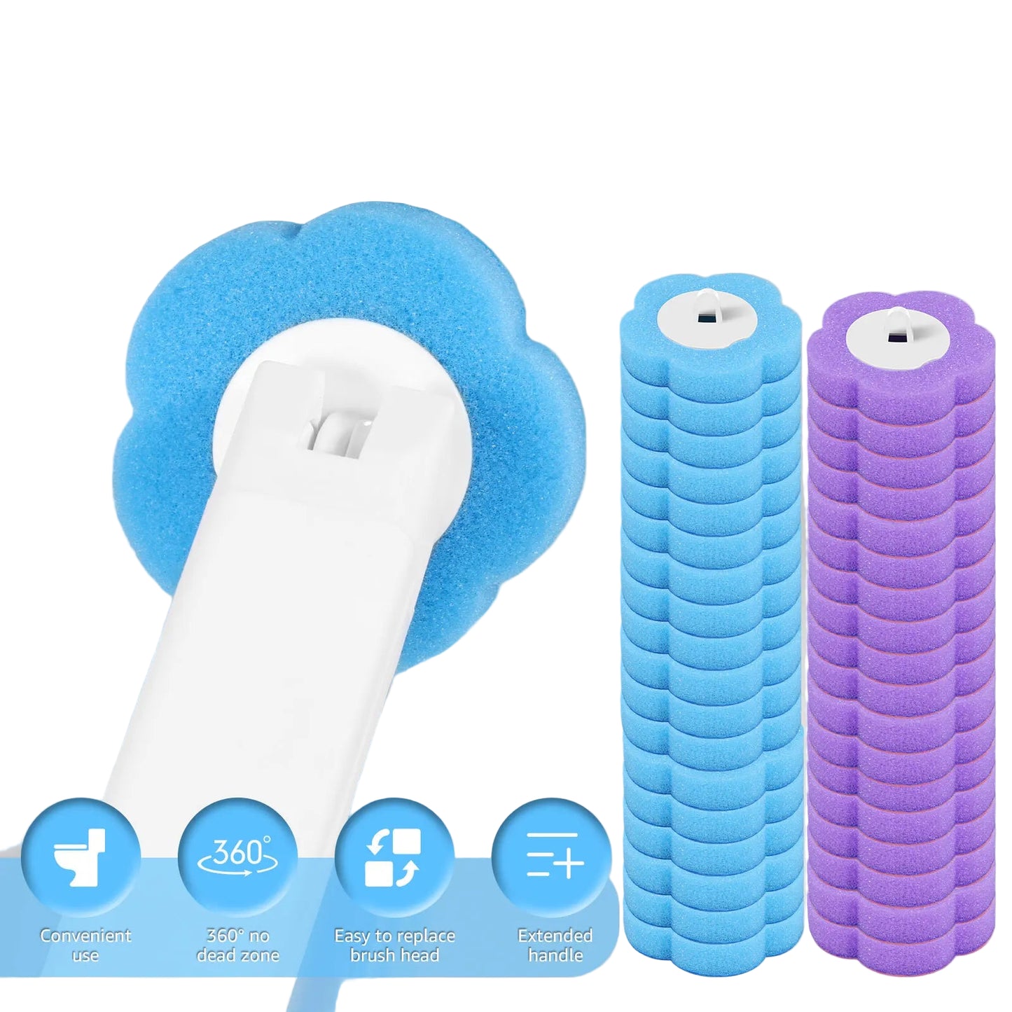 Infintore™ Disposable Toilet Brush Kit