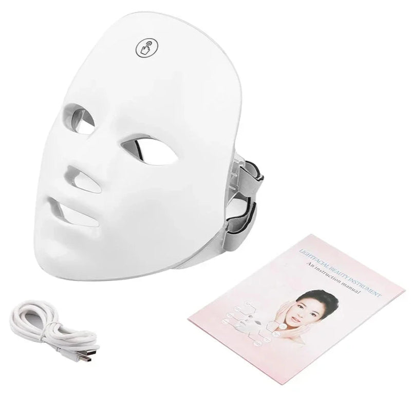 AuraGlow™ Facial & Neck Light Therapy Mask