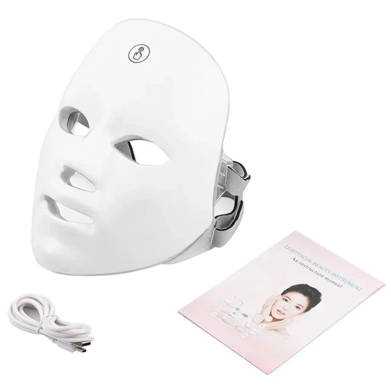 AuraGlow™ Facial & Neck Light Therapy Mask