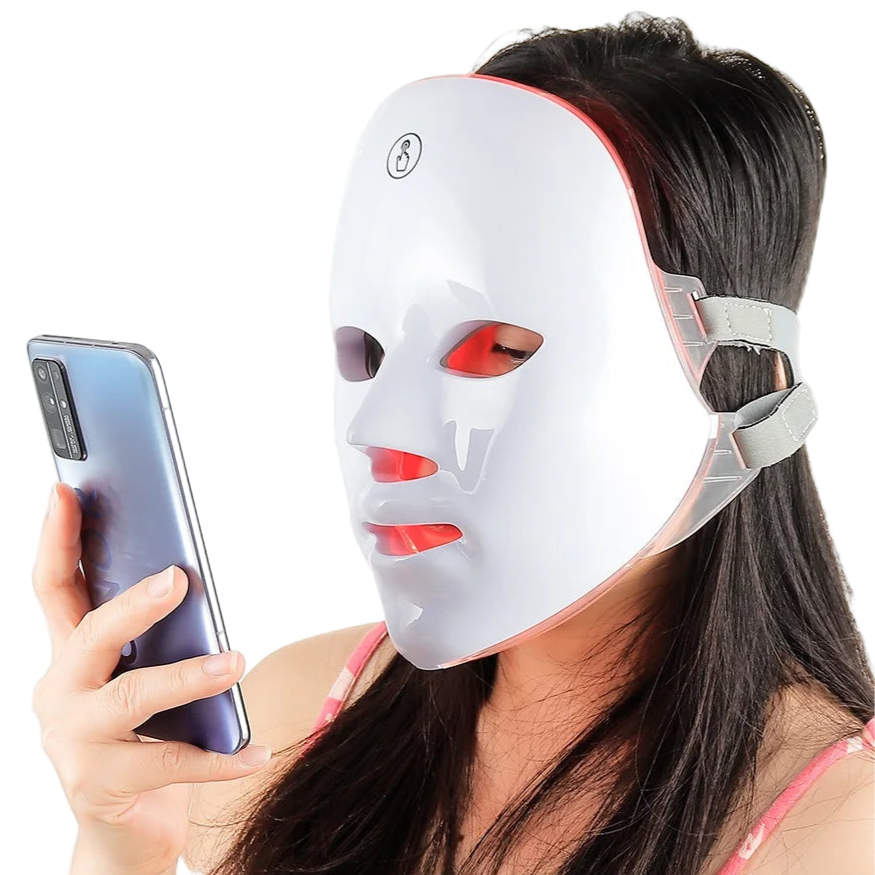 AuraGlow™ Facial & Neck Light Therapy Mask
